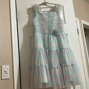 Jona Michelle Colorful Tulle Dress